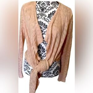 Vintage Knit Sweater Wrap XS